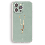 a phone case with a stethoscope design on it.