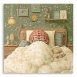 複製畫- The Brain's Quiet Retreat, Bedroom