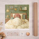 複製畫- The Brain's Quiet Retreat, Bedroom