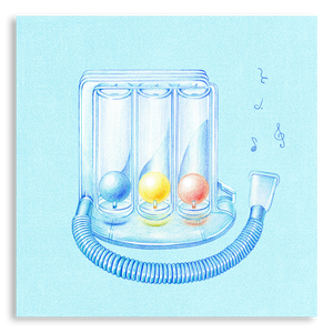 複製畫- Triflow 呼吸訓練器