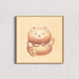 複製畫- Lucky Cat for Health