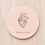 跟隨你的心 · 心臟陶瓷杯墊