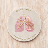 肺臟陶瓷杯墊